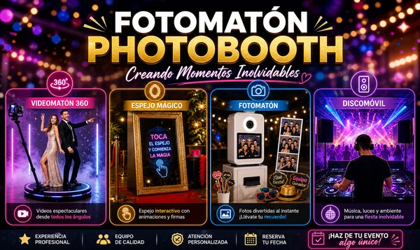 Momentos de diversión en el fotomatón para bodas