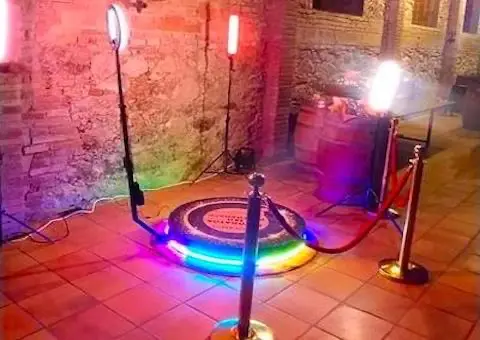 Videomatón 360 y fotomatón Tarragona — evento Costa Daurada